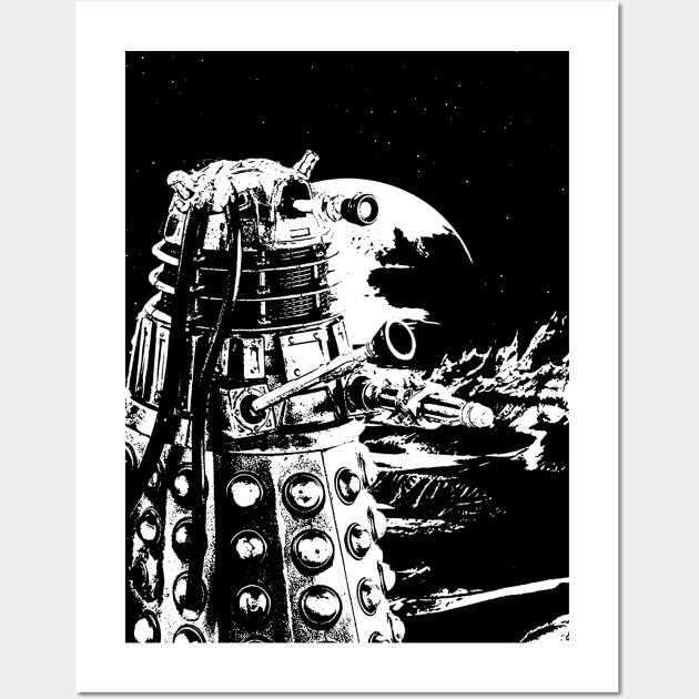 Grunge daleks Wall Art by ZuleYang22